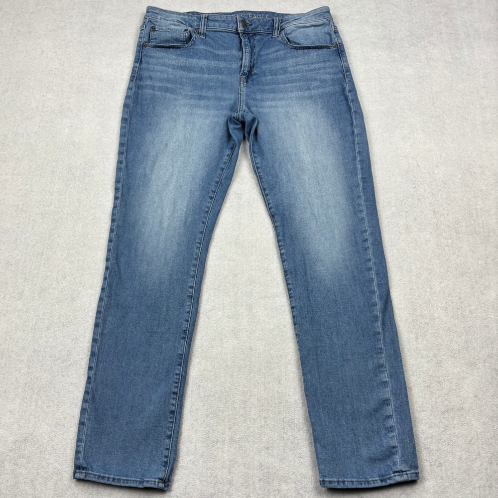 American Eagle Jeans Mens 36x32 Next Level Flex Athletic Fit Blue Denim Pants